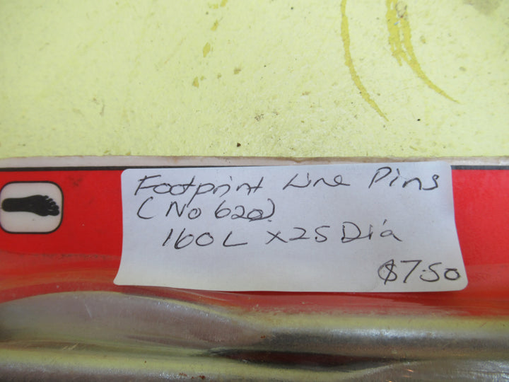 Footprint Line Pins(No 620) 160L x 25Dia