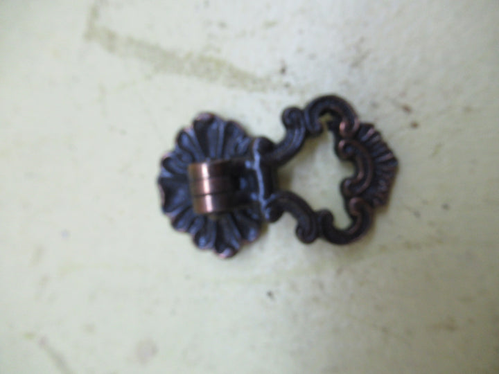 Antique Copper Draw Pull with Ornate Detail  50H x 32W/40mm Drop