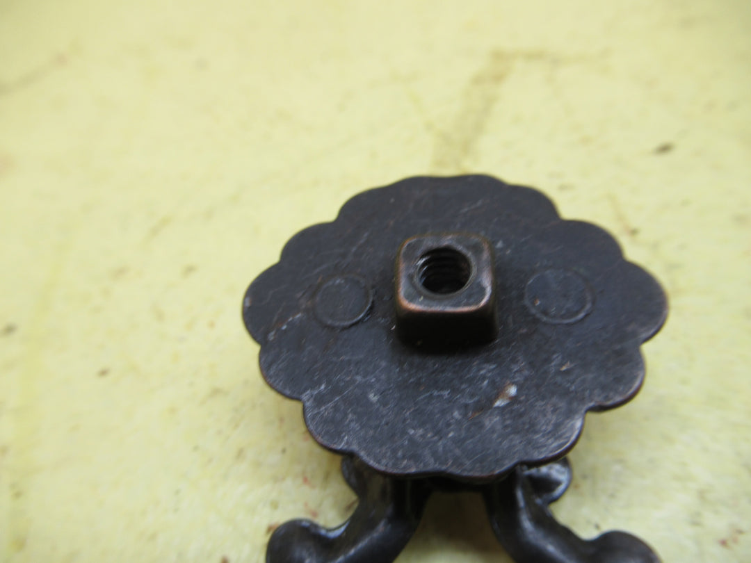 Antique Copper Draw Pull with Ornate Detail  50H x 32W/40mm Drop