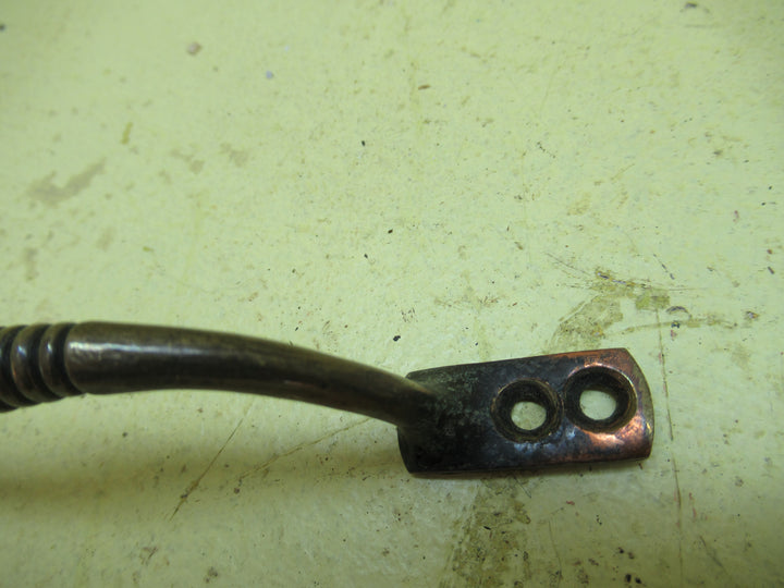 Antique Copper Ribbed Detailed Pull Draw Handle 127L x 37D x 12W