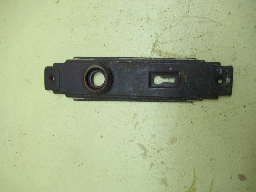 Antique Copper Stepped End Metal Door Plates 180H x 25-50W