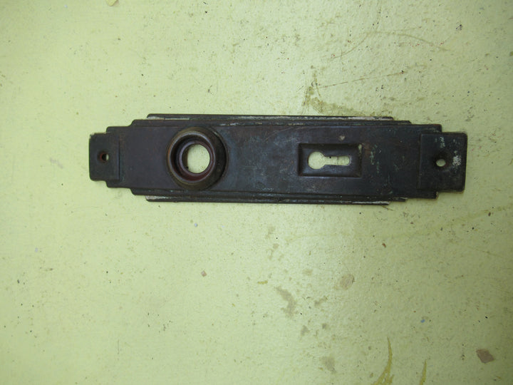 Antique Copper Stepped End Metal Door Plates 180H x 25-50W
