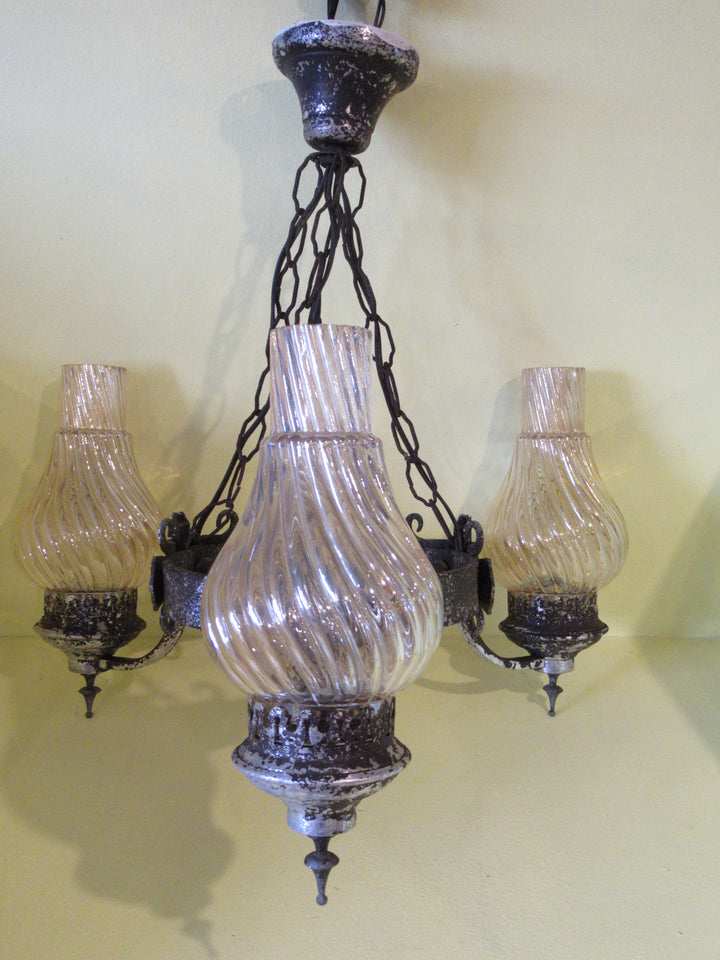 Modern Gothic Castle Pendant Lights 520H x 50 x 50 x 50W (Triangle)