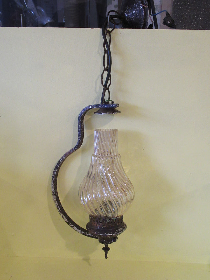Single Pendant Gothic Style Light 630H x 142W x 220D
