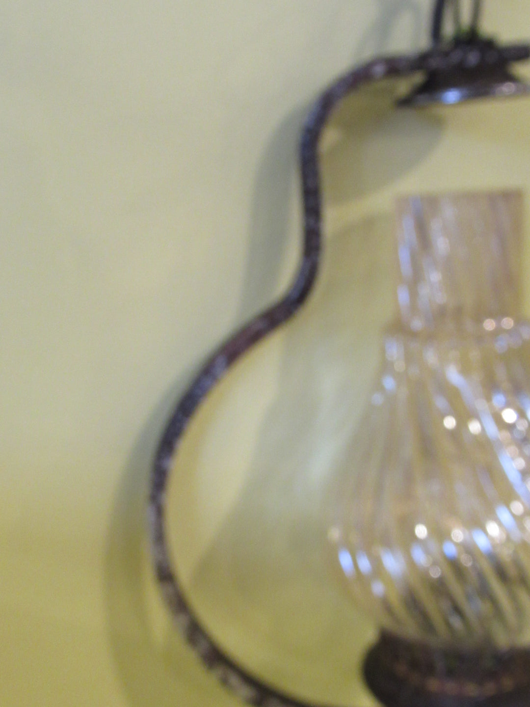 Single Pendant Gothic Style Light 630H x 142W x 220D