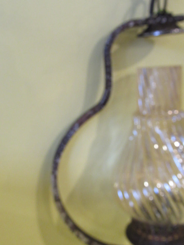 Single Pendant Gothic Style Light 630H x 142W x 220D