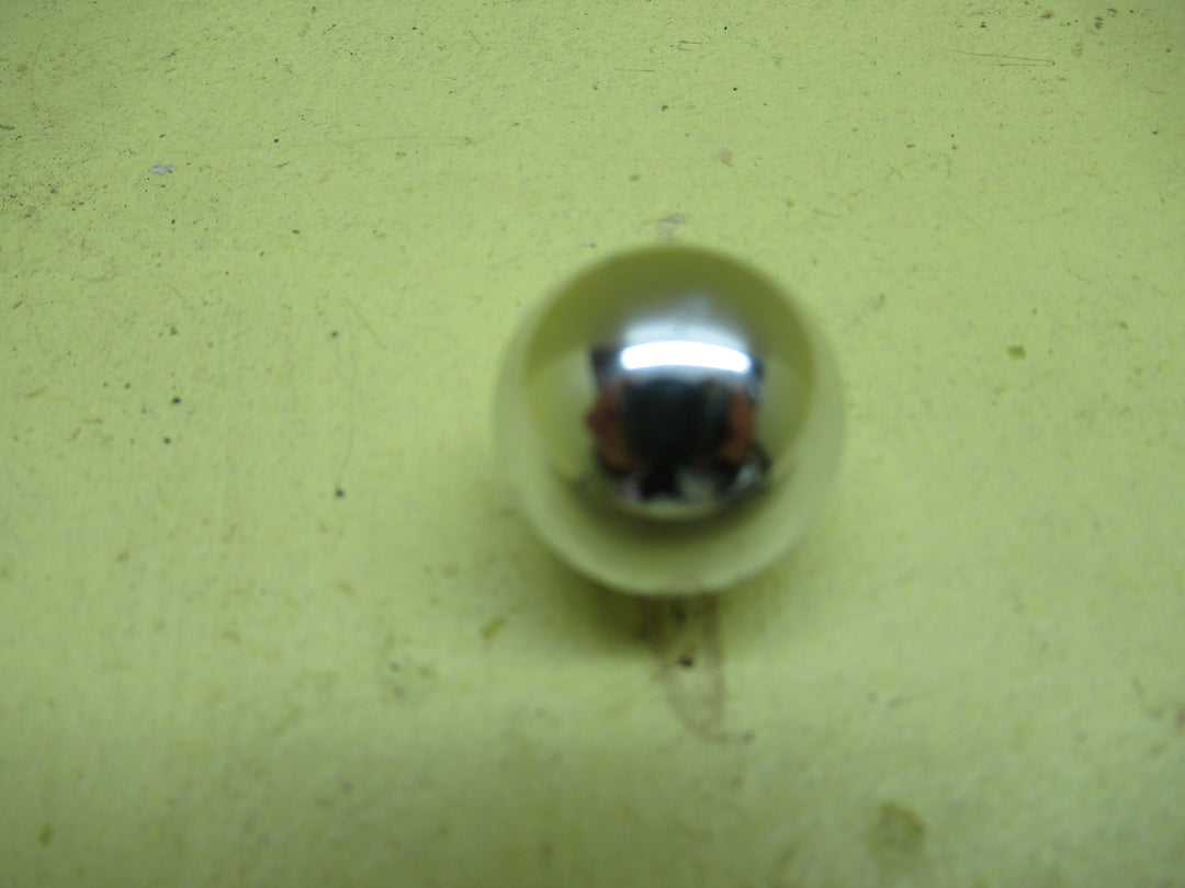 Plastic Polisedh Stainless Steel Finish 1/2 Round Knob 19H x 20DiaThe