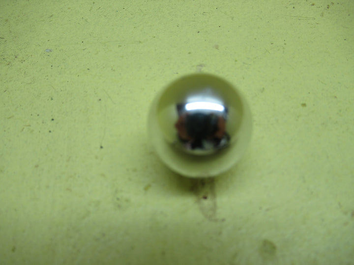 Plastic Polisedh Stainless Steel Finish 1/2 Round Knob 19H x 20DiaThe