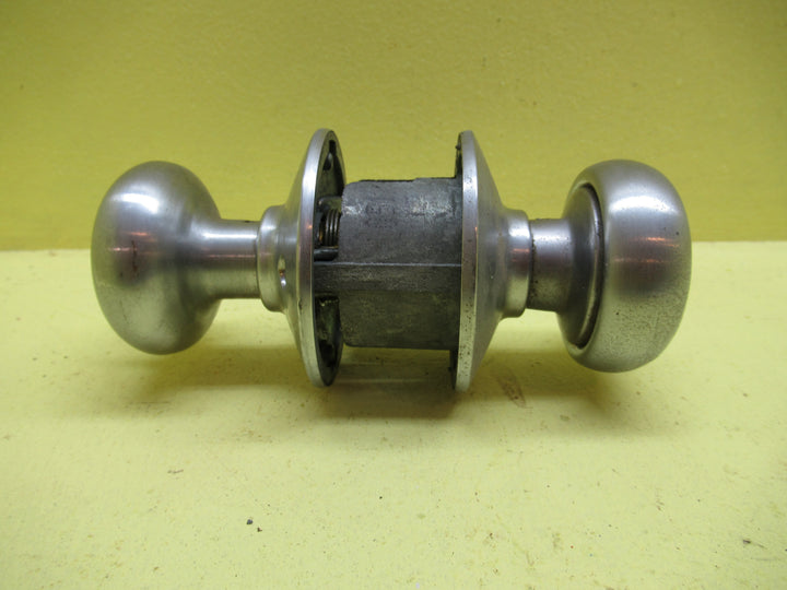 Schlage Brush Steel Knob Thumb Turn/Key handles 53Dia x 55H/Plate 70Dia