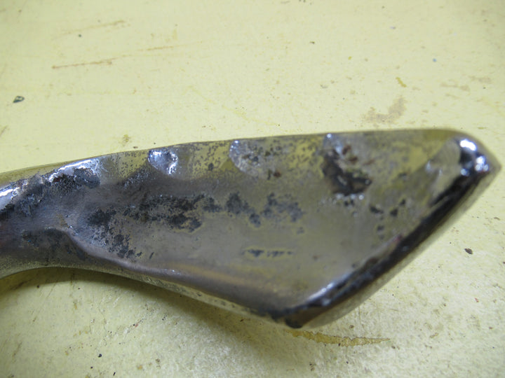 Kidney Shape Art Nouveau Handle with hand grip handle. 150H x 20-60W/Lever 60D x 110L