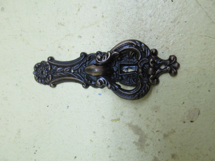 Modern Brass Drop Pull Handle with key Hole 82L x 30W/Drop 33L