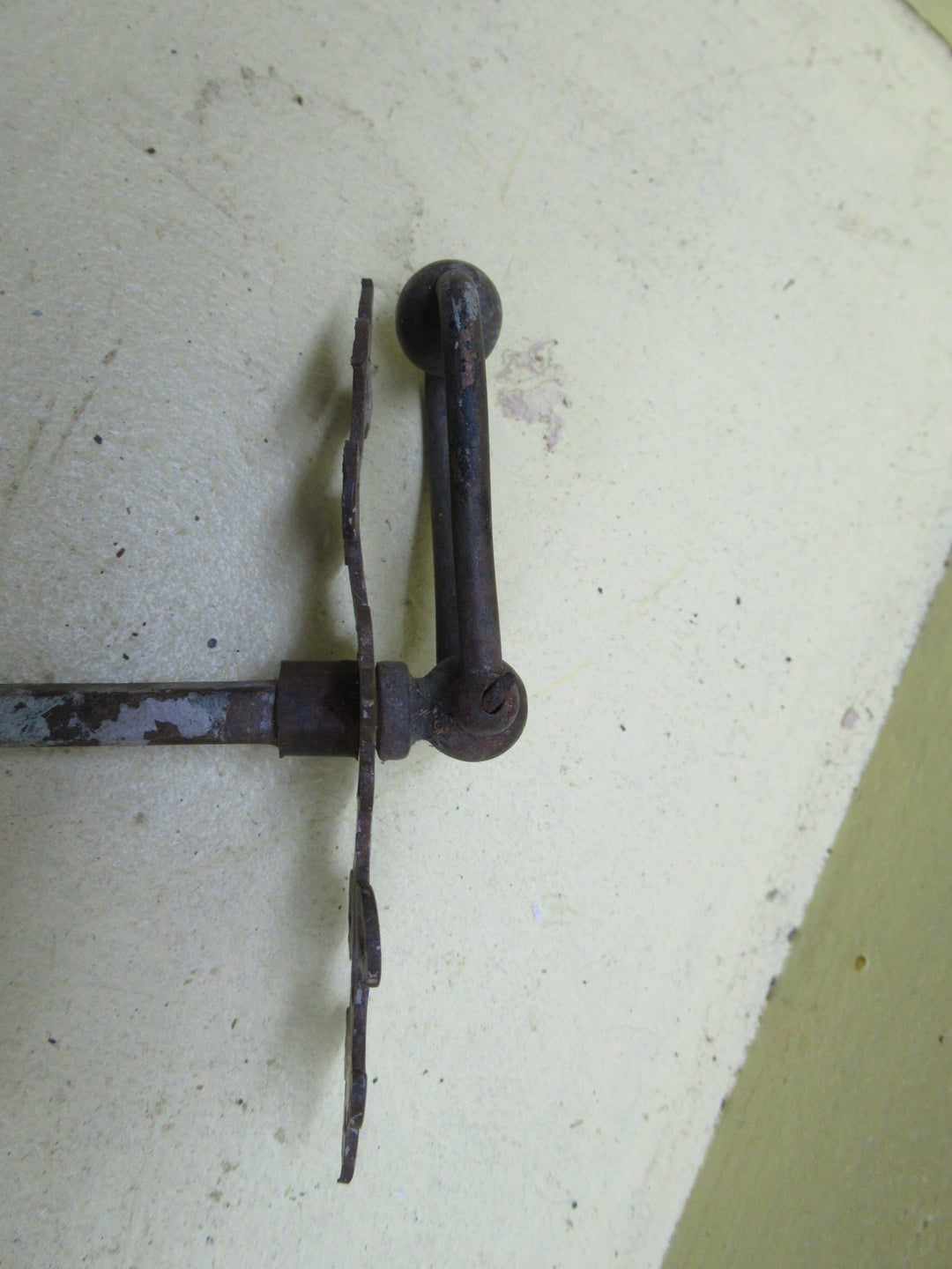 Lacey Victorian Bronze Door Beaded Pull Handle with Key Hole 100L x 36W/20H x 55L