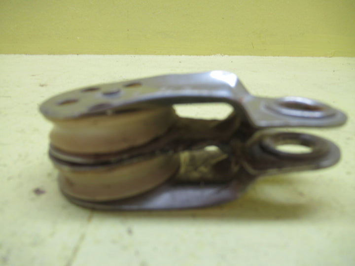 Cleveco Stainless Steel Pulley Made in New Zealand 82H x 25-50W x 11D