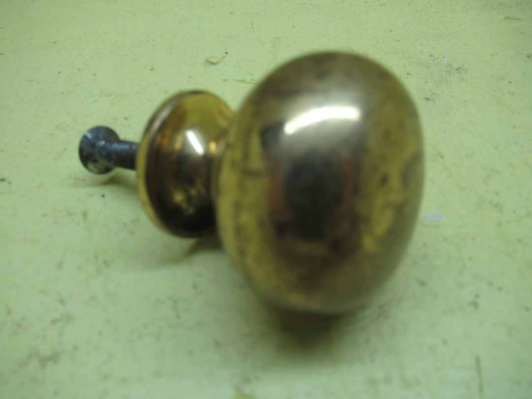 Round Brass Knob 35Dia x 40H