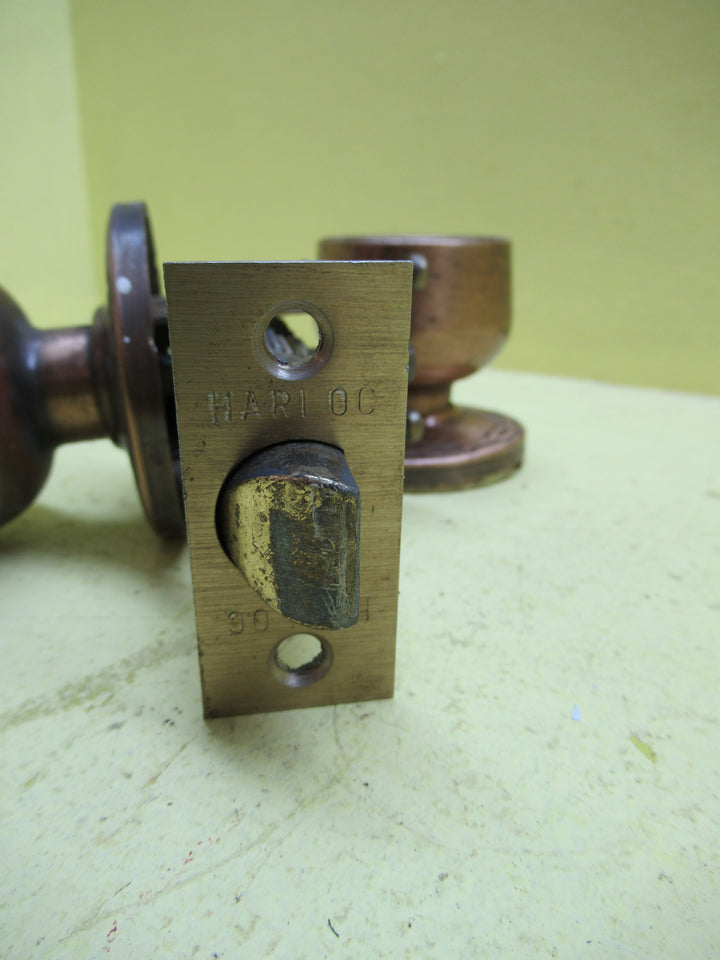 Chain Linked Concial Knob Handles with Rose Plate & Mortice H x Dia/Rose Dia