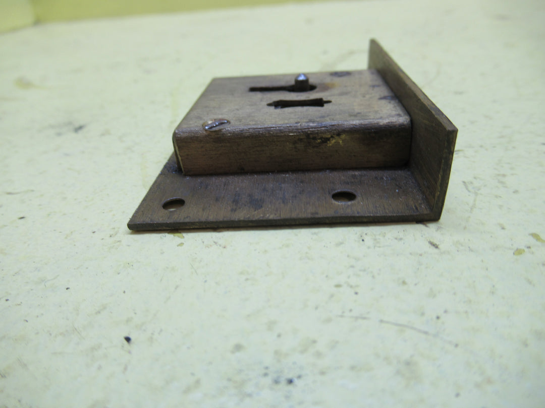 Brass Desk Draw Lock 47H x 70W x 9D