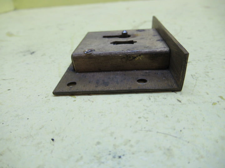 Brass Desk Draw Lock 47H x 70W x 9D