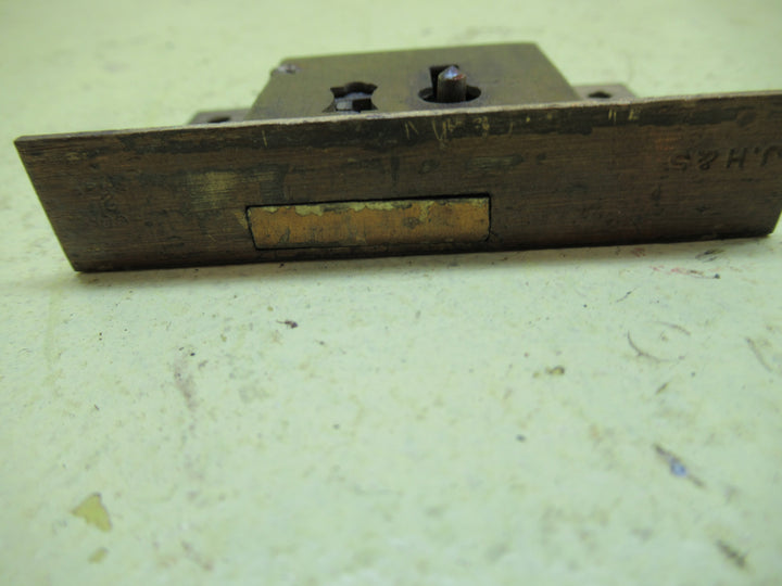 Brass Desk Draw Lock 47H x 70W x 9D