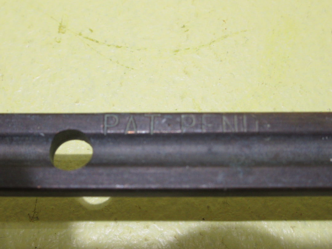 Vintage Vortex Casement Stay with 2 Hole Rectangle Plate370L x 7W
