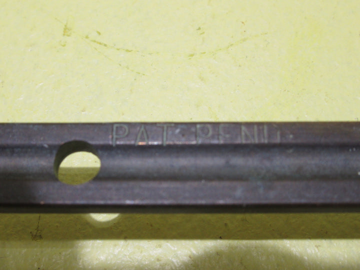 Vintage Vortex Casement Stay with 2 Hole Rectangle Plate370L x 7W