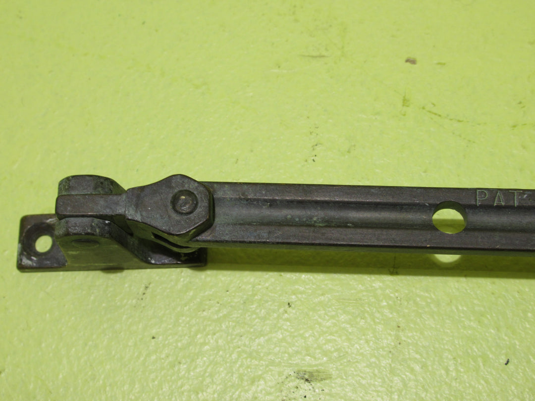 Vintage Vortex Casement Stay with 2 Hole Rectangle Plate370L x 7W