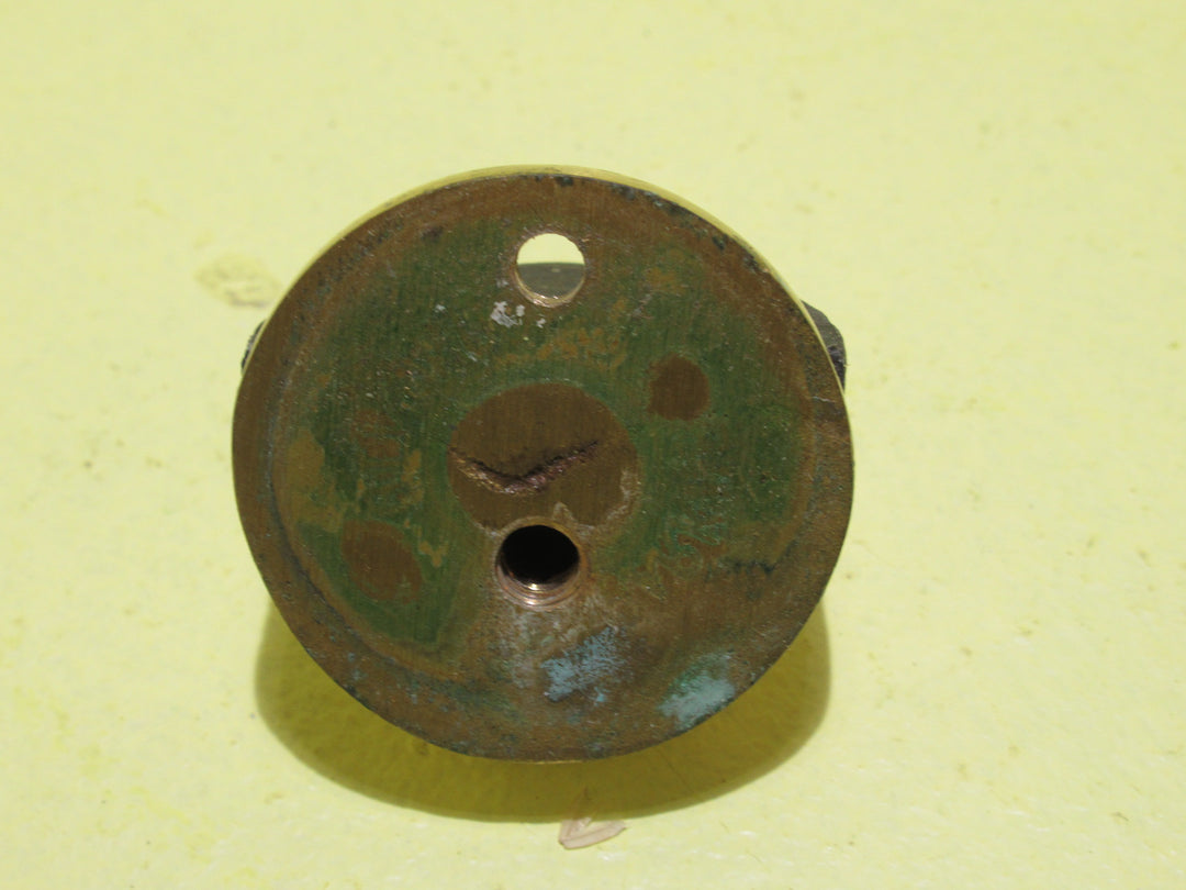 Half Round Brass Effect Door Stop with Screws 40Dia x 30H