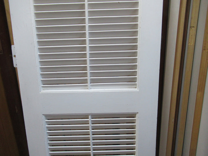 2 Panel Paint Finished Louvre Door 1970H x 555W x 32D