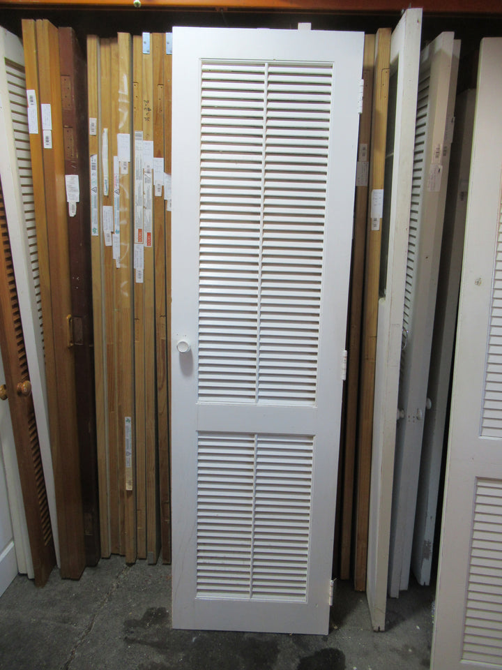2 Panel Paint Finished Louvre Door 1970H x 555W x 32D