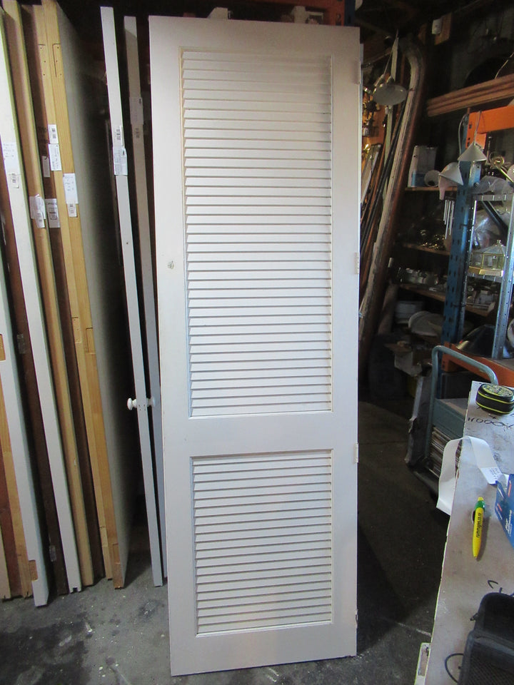 Paint Finish 2 Panel Closed Louvre Door 1980H x 610W x 30D
