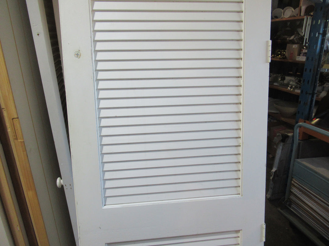 Paint Finish 2 Panel Closed Louvre Door 1980H x 610W x 30D