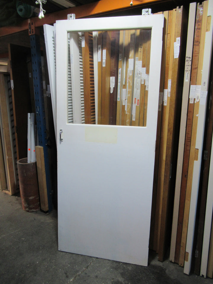 1 Lite Paint Finish Hollowcore Sliding Door 1970H x 810W x 40D