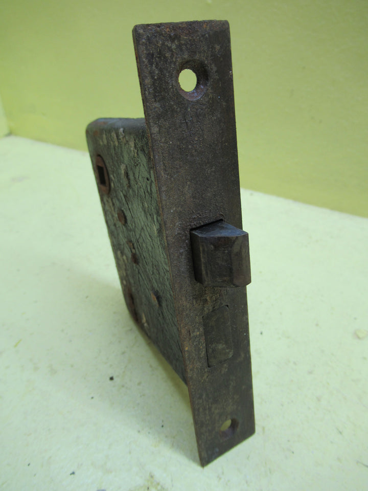 Vintage Sanders Metal with Brass Knob Handles with Rectangele Details Plate 290L x 62W x 7D/Knob 60H x 40Dia
