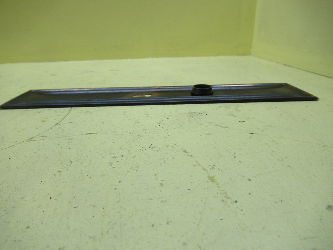 Victorian Thin Rectange Antique Bronze Plate with Ribbed Waist Detail 290H x 62W