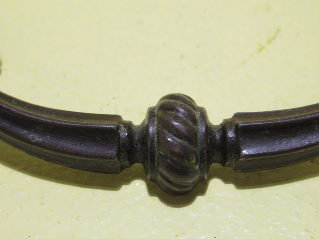 Retro Pull Handles with Segmented Plates 25Dia/ 135W x 30H x 25D