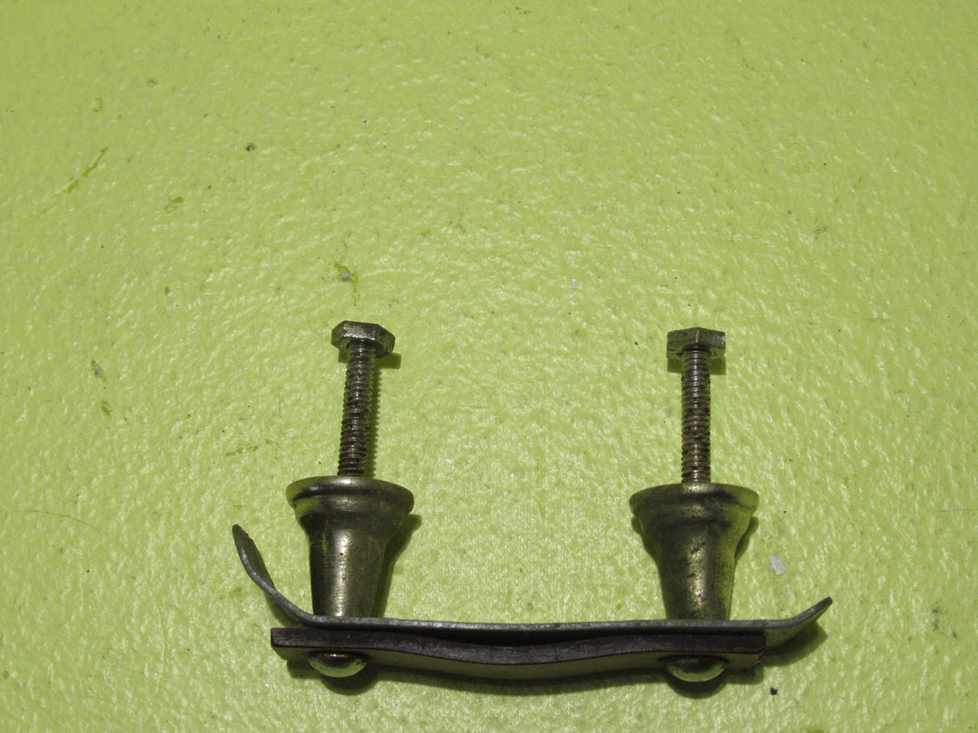 Art Deco Steel & Bakelite Strip Pull Handles 80L x 20W x 25D