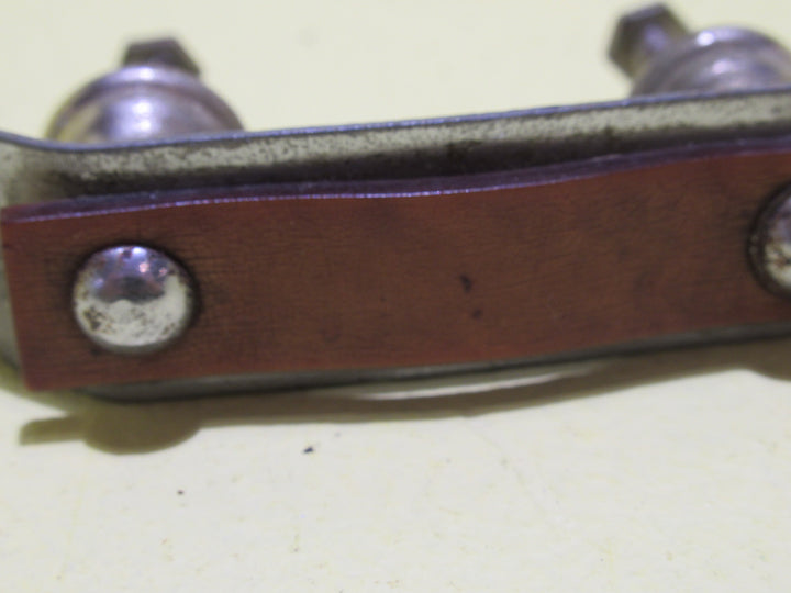 Art Deco Steel & Bakelite Strip Pull Handles 80L x 20W x 25D