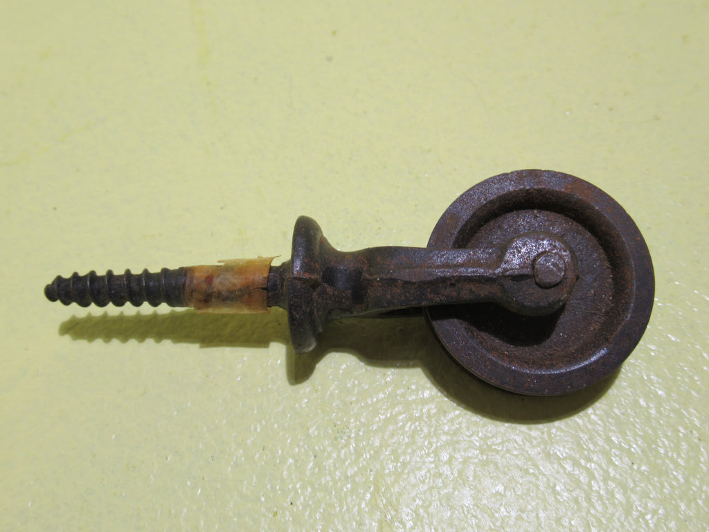 Steel Pulley Wheel with Screw 50H x 33W x 20D