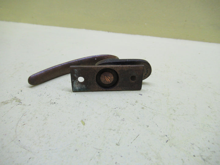 Art Novueau Comma Shape Bronze Window Latch Fastener 55L x 20W/Lever 100L x 90-20W
