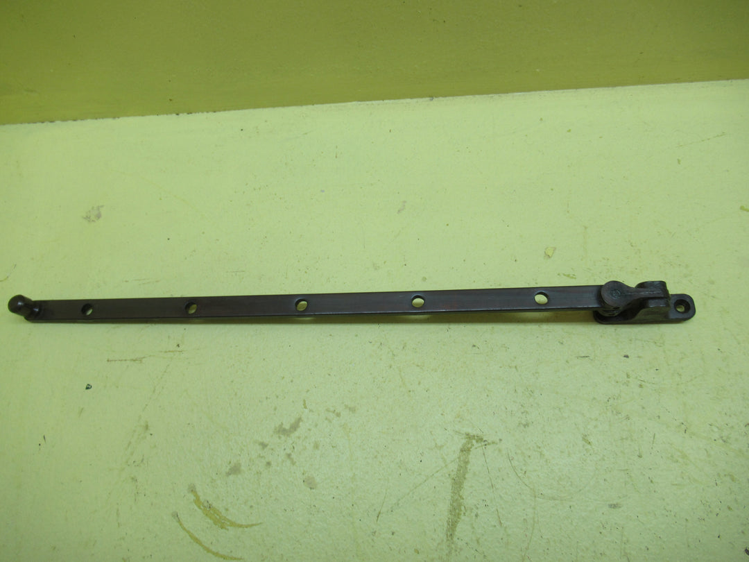 Antique Copper Fanlite Stay with Pedestal Knob End 375L x 12W