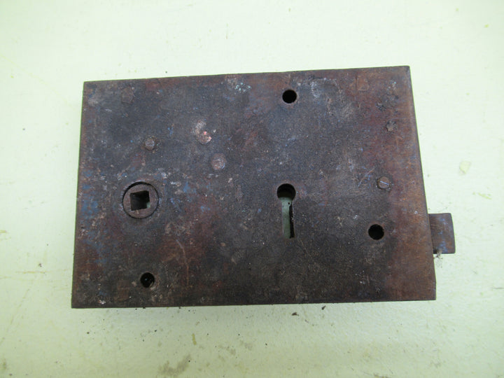 Vintage Victorian Box Mortice Lock 150L x 100W x 25D/Axial 120mm