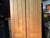 Slim Varnished 4 Slat Wardrobe Door  (Set of 2)   1980H x 300W