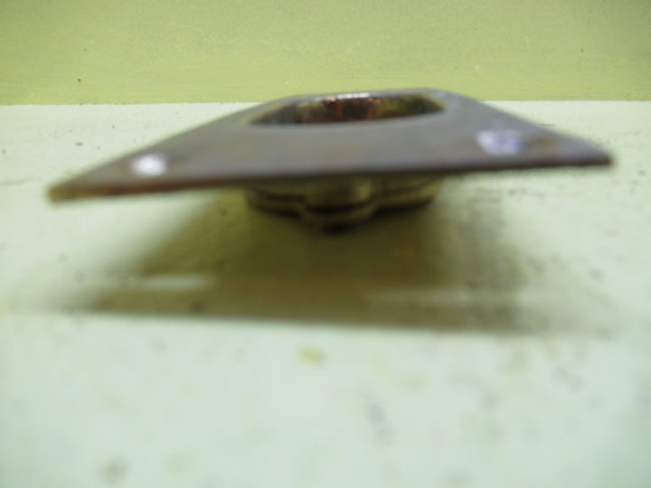 Large Brass Flush Door Pull wiht Oval Insert 49H x 127W x 15D
