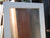 Entrance 1 Lite White Painted Door with Bark patterned Glass -  1980H x 850W
