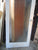 Entrance 1 Lite White Painted Door with Bark patterned Glass -  1980H x 850W