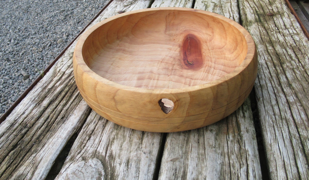 #02 Cedar Salad Bowl 10cm H x 40cm W