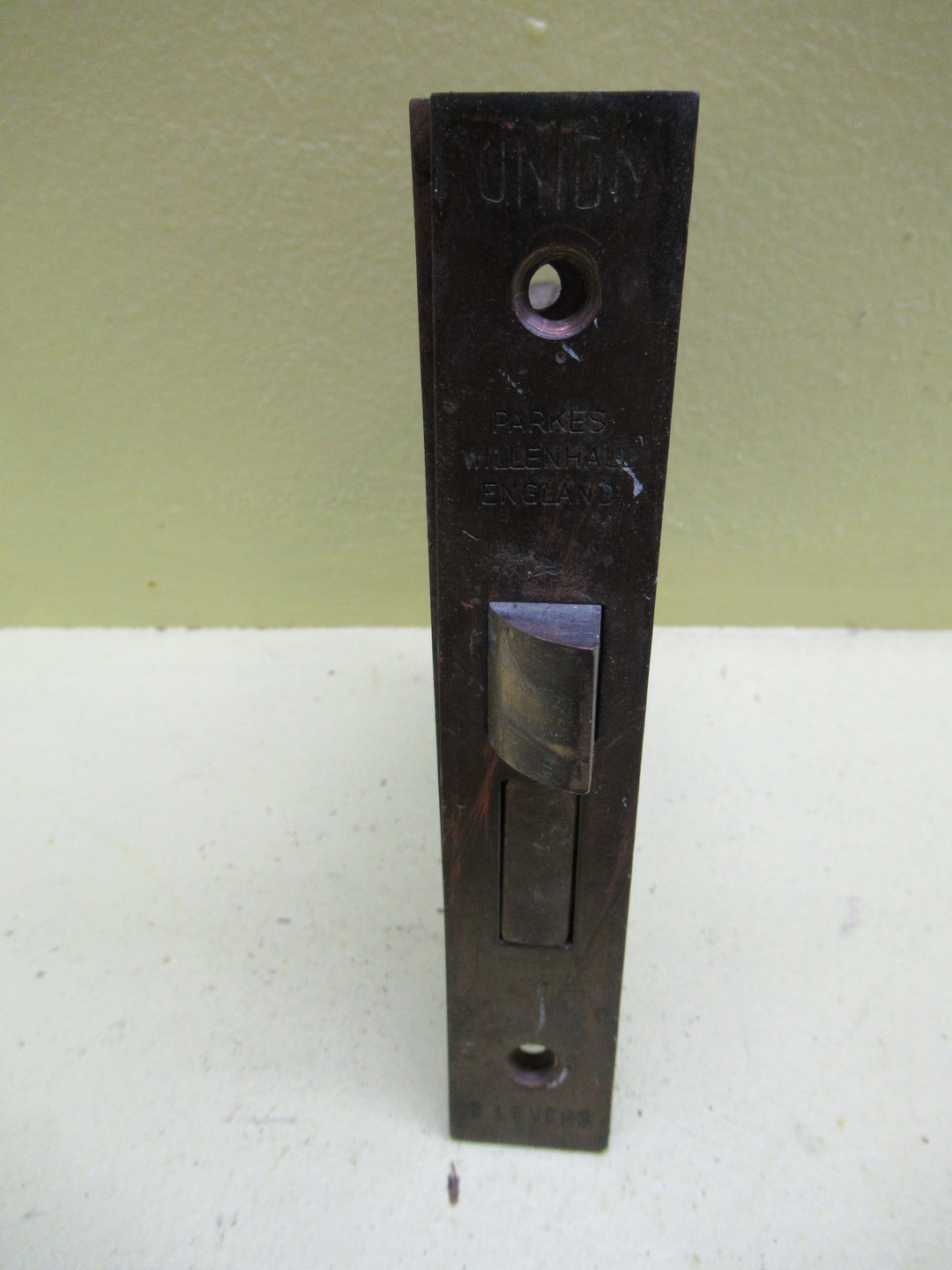 Parkes Willenhall England Union 2 Lever Mortice Lock with Key 137L x 24W/Body 92H x 91D x 15W