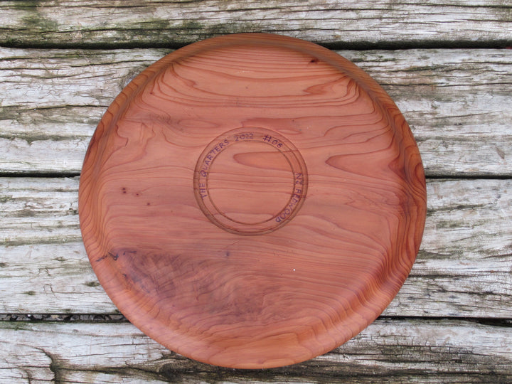 #08 Redwood Platter 4cm H x 38cm W