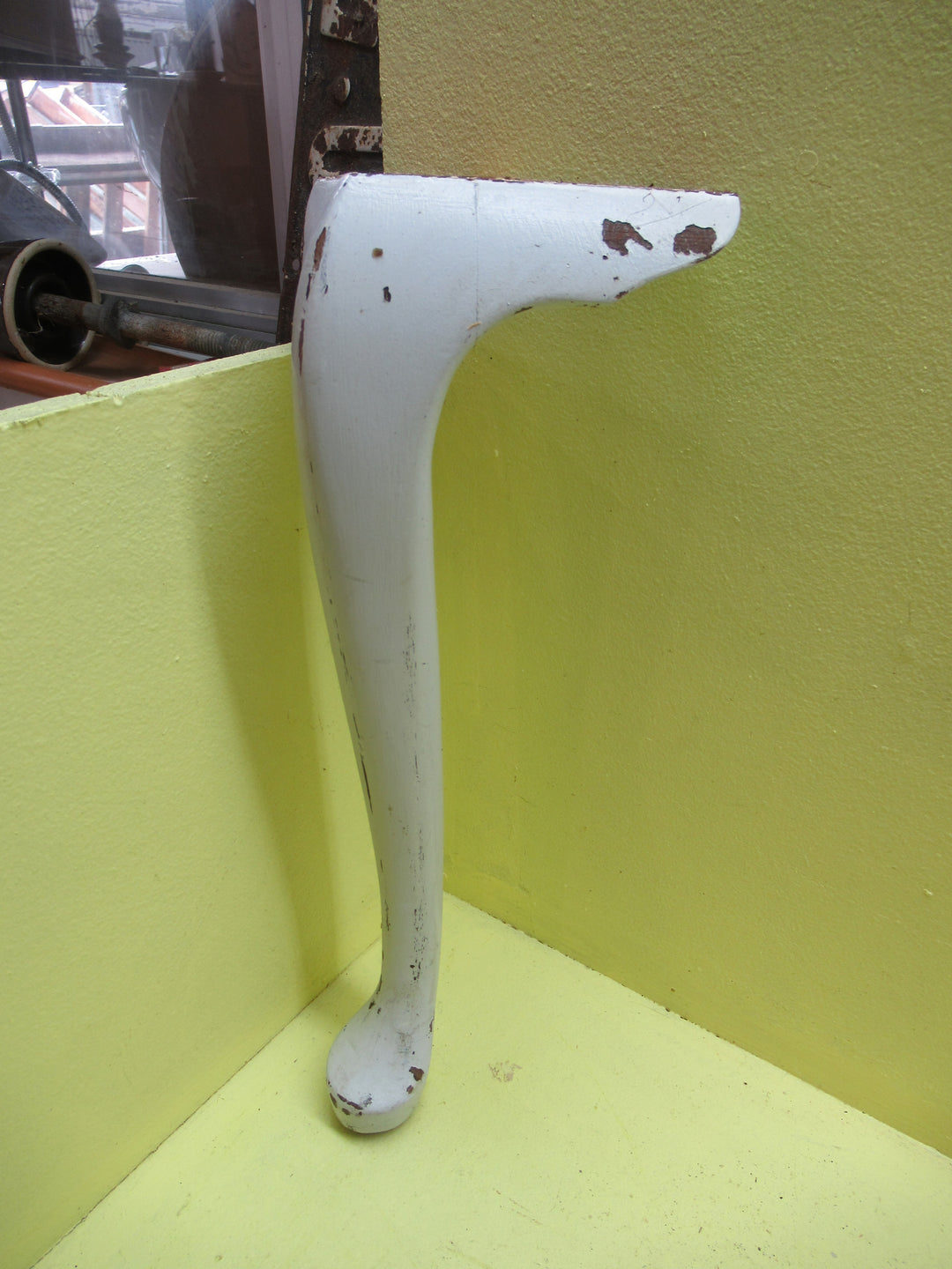 Oak White Painted Table/Chair Leg 37H x 13W x 13D