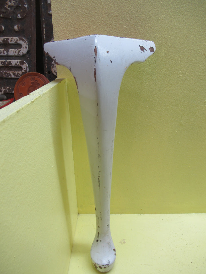 Oak White Painted Table/Chair Leg 37H x 13W x 13D