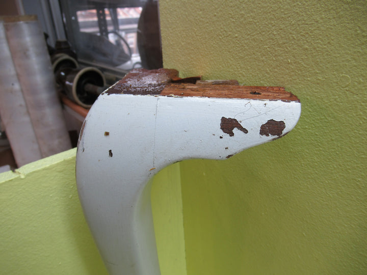 Oak White Painted Table/Chair Leg 37H x 13W x 13D